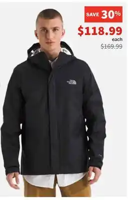 Sports Experts THE NORTH FACE VENTURE 2 Men's hooded waterproof jacket offer