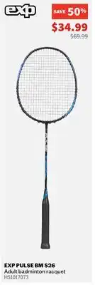 Sports Experts EXP EXP PULSE BM S26 Adult badminton racquet offer