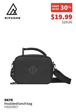 Sports Experts RIPZONE SKYE Insulated lunch bag offer