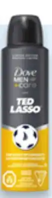 Walmart Dove Men+Care Ted Lasso deodorant 107 g or body wash 532 mL offer