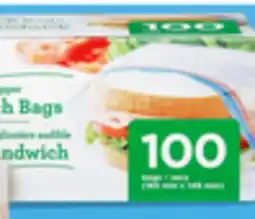 Walmart Great Value sandwich bags offer