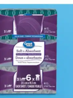 Walmart Great Value 2-ply or 3-ply facial tissues offer