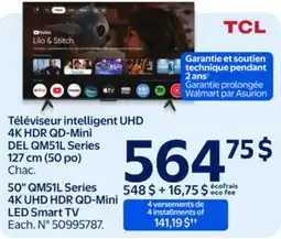 Walmart 50 QM51L Series 4K UHD HDR QD-Mini LED Smart TV offer