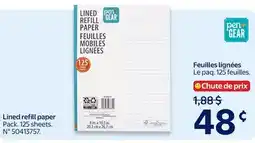 Walmart Lined refill offer