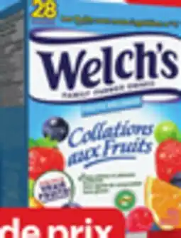 Walmart Welch's fruit snacks offer