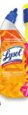 Walmart Lysol toilet bowl cleaner 710 mL all-purpose cleaning pours 1.2 L or bathroom triggers offer