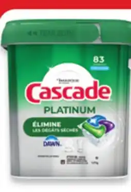 Walmart Cascade Platinum Dishwasher pods 83 pods offer