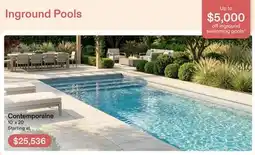 Club Piscine Contemporaine offer