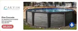 Club Piscine Pine Concrete offer
