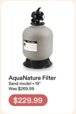 Club Piscine AquaNature Filter offer