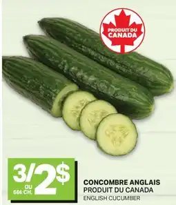 L'Intermarché CONCOMBRE ANGLAIS | ENGLISH CUCUMBER offer