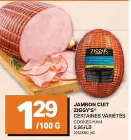 L'Intermarché JAMBON CUIT, 5,85/LB | COOKED HAM offer