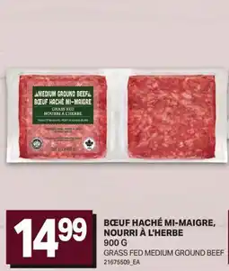 L'Intermarché BŒUF HACHÉ MI-MAIGRE, NOURRI ÀL'HERBE | GRASS FED MEDIUM GROUND BEEF offer