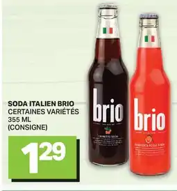 L'Intermarché SODA ITALIEN BRIO offer