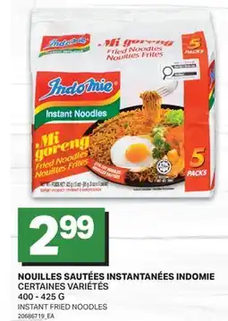 L'Intermarché NOUILLES SAUTÉES INSTANTANÉES,400 - 425 G | INSTANT FRIED NOODLES offer
