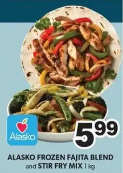 Colemans Alasko frozen fajita blend and stir fry mix offer