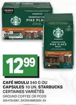 L'Intermarché CAFÉ MOULU, 340 G OU CAPSULES, 10 UN. | GROUND COFFEE OR PODS offer