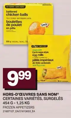 L'Intermarché HORS-D'ŒUVRES | FROZEN APPETIZERS, 454 G - 1,25 KG offer