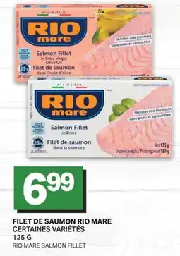 L'Intermarché FILET DE SAUMON RIO MARE| RIO MARE SALMON FILLET, 125 À offer