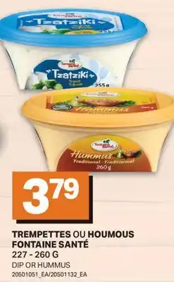 L'Intermarché TREMPETTES OU HOUMOUS | DIP OR HUMMUS offer