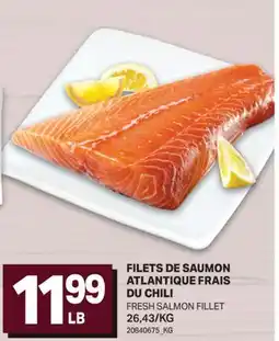 L'Intermarché FILETS DE SAUMON ATLANTIQUE FRAIS DU CHILI | FRESH SALMON FILLET offer