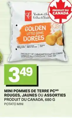 L'Intermarché MINI POMMES DE TERRE ROUGES, JAUNES OU ASSORTIES | POTATO MINI offer