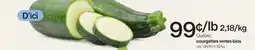 Avril Québec courgettes vertes bios offer