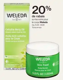 Avril les soins pour le corps Weleda offer