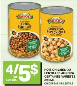 L'Intermarché POIS CHICHES OU LENTILLES | CHICKPEAS OR LENTILS offer