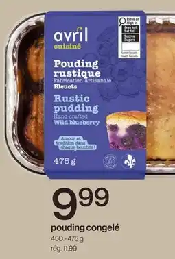 Avril pouding congelé offer