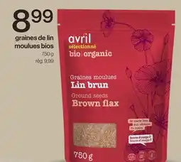 Avril graines de lin moulues bios offer