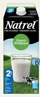 Avril Natrel lait bio offer
