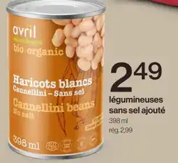 Avril légumineuses sans sel ajouté offer