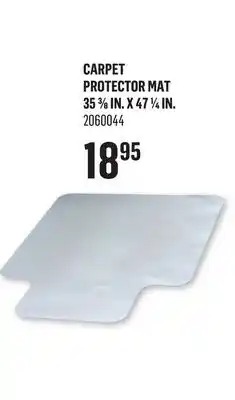 Canac Carpet Protector Mat 35 3/8 in. x 47 1/4 in offer