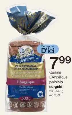 Avril Cuisine L'Angélique pain bio surgelé offer