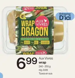Avril Aux Vivres wrap offer