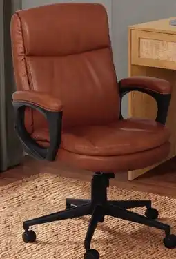 Canac Manhattan Office Chair Brown and Black offer
