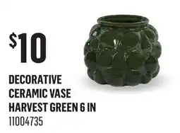 Canac Decorative Ceramic Vase Harvest Green offer
