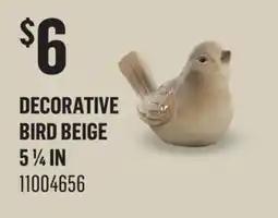 Canac Decorative Bird Beige offer