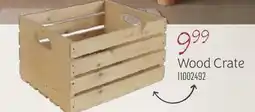 Canac Wood Crate 16in offer