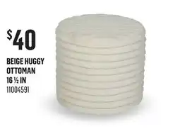 Canac Beige Huggy Ottoman 161/2in offer