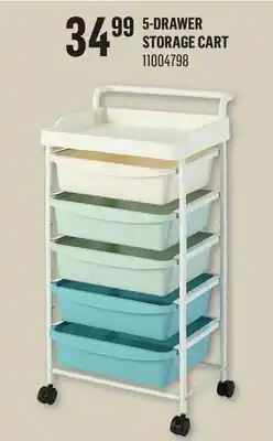 Canac 5-Drawer Storage Cart offer