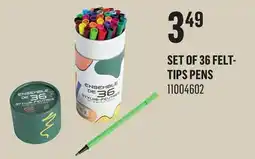 Canac Set of 36 Felt-Tips Pens offer