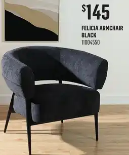 Canac Felicia Armchair Black offer