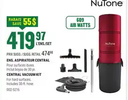 BMR ENS. ASPIRATEUR CENTRAL offer