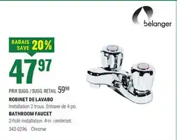 BMR ROBINET DE LAVABO offer