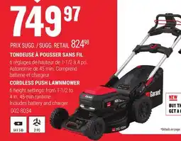 BMR TONDEUSE À POUSSER SANS FIL offer