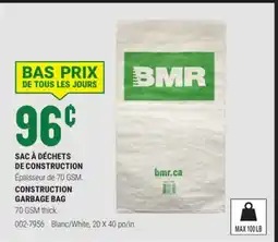 BMR SAC À DÉCHETS DE CONSTRUCTION offer