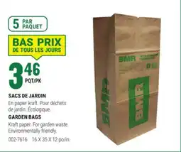 BMR SACS DE JARDIN offer