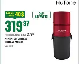 BMR ASPIRATEUR CENTRAL offer